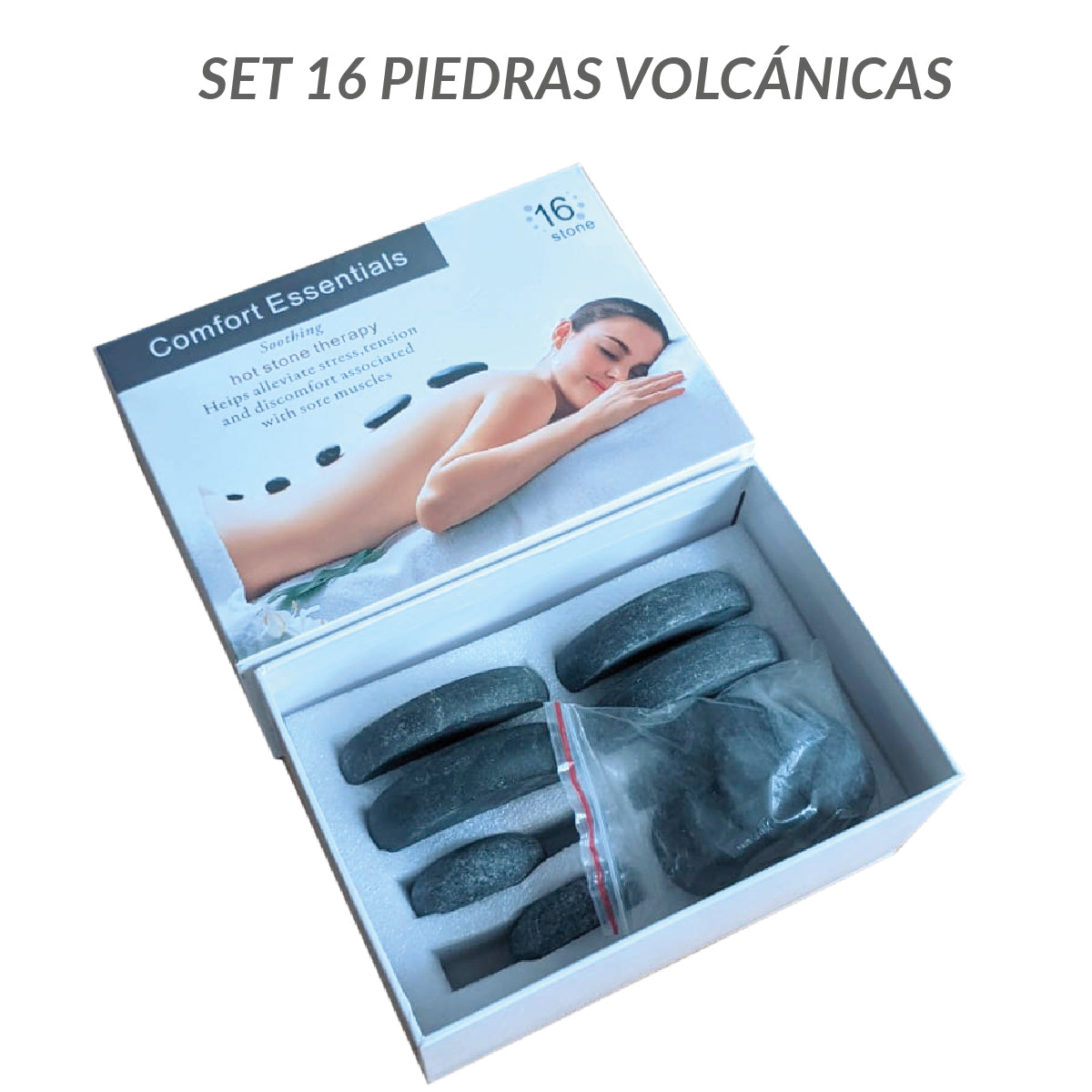 Set 16 Piedras Volcánicas