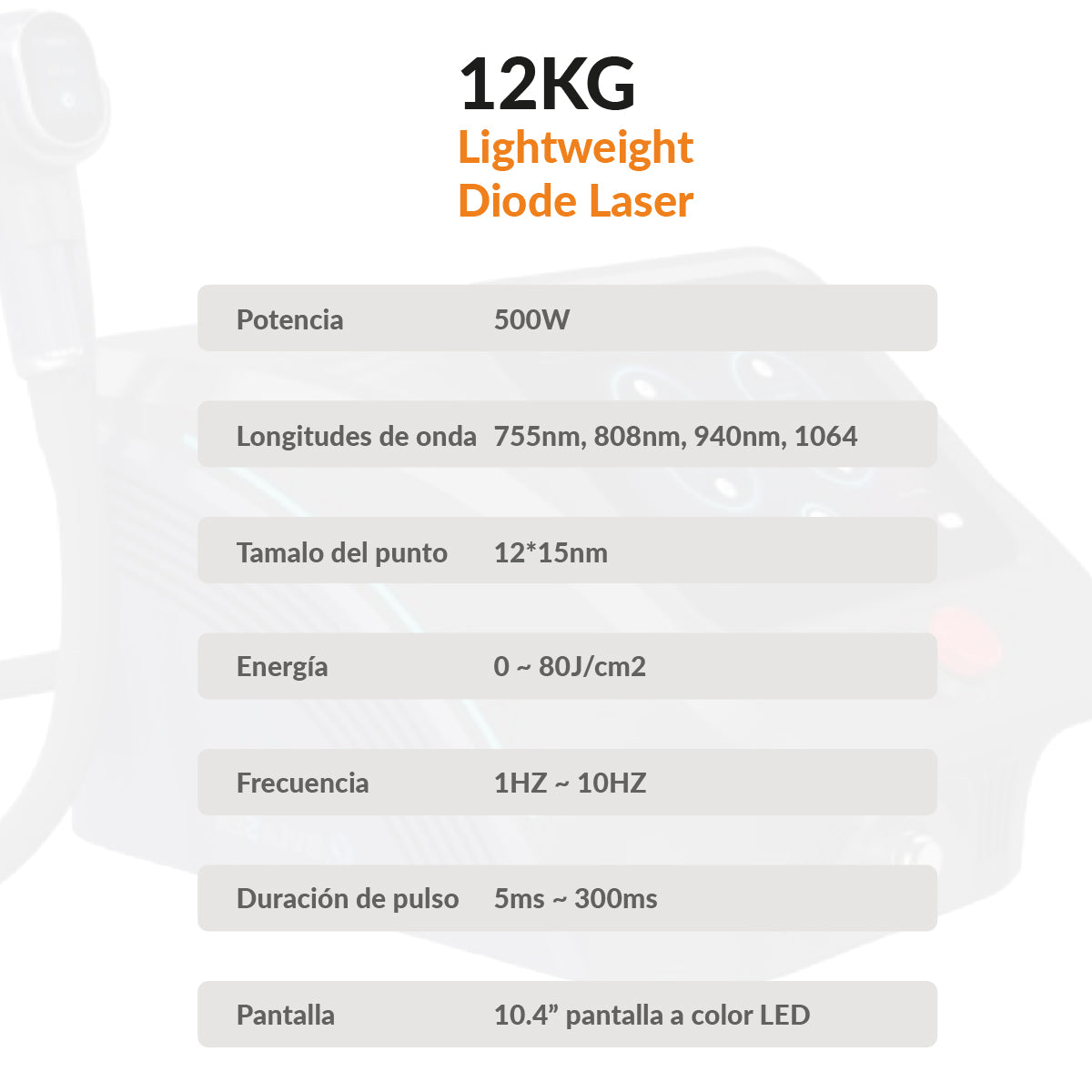 12KG Lightweight Diode Laser