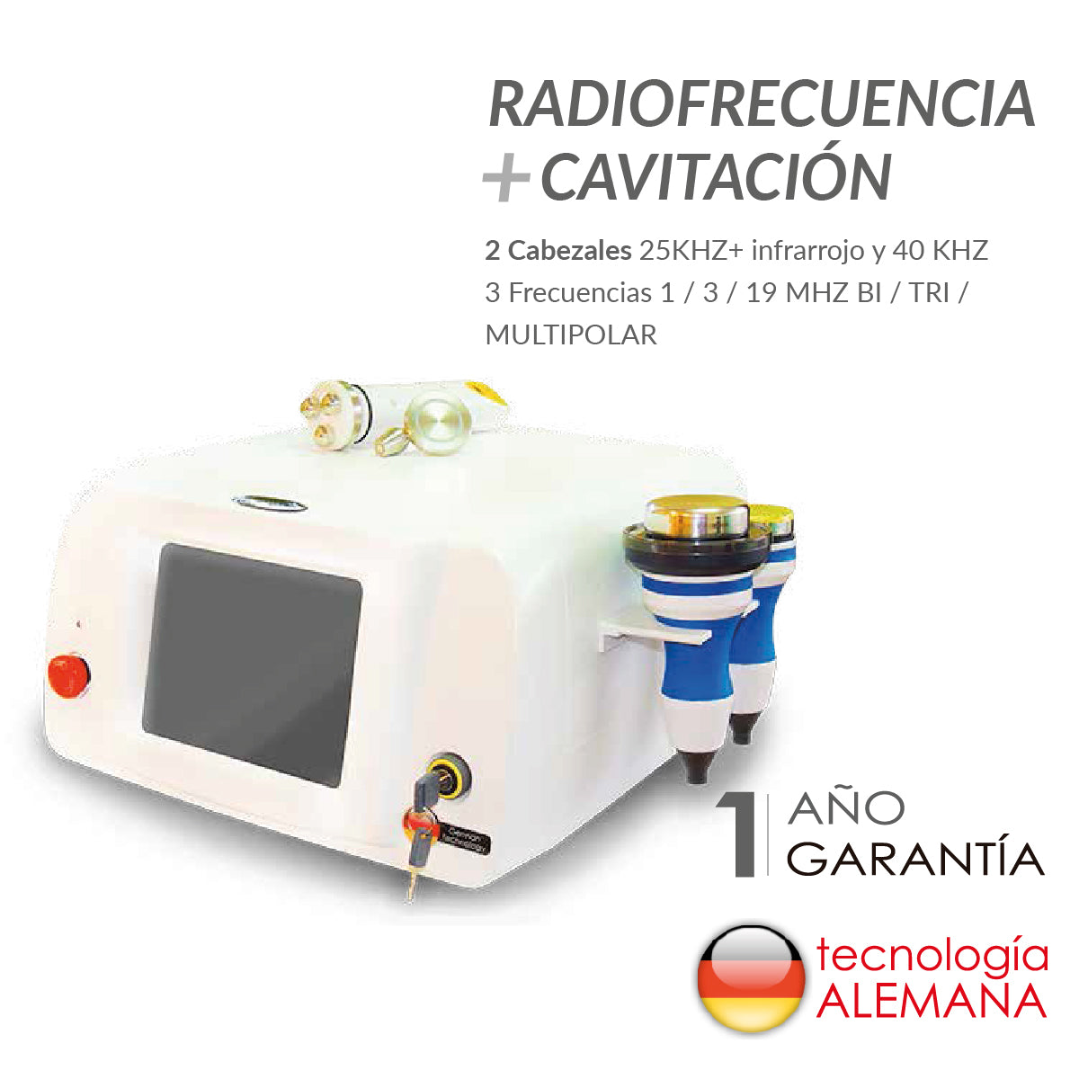 Radiofrecuencia + Cavitación