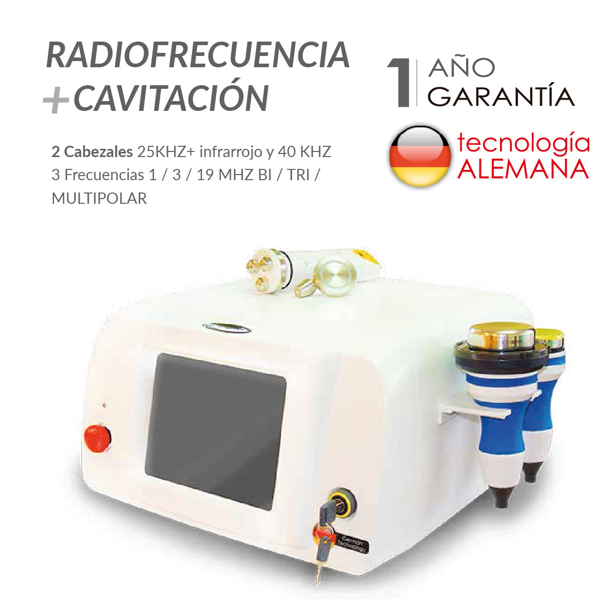 Radiofrecuencia + Cavitación